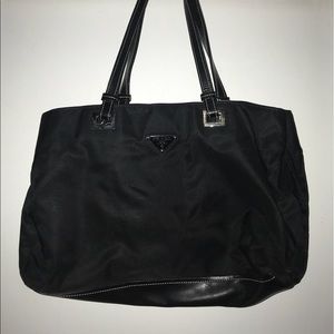 Prada NYLON + LEATHER HANDBAG - shoulder bag